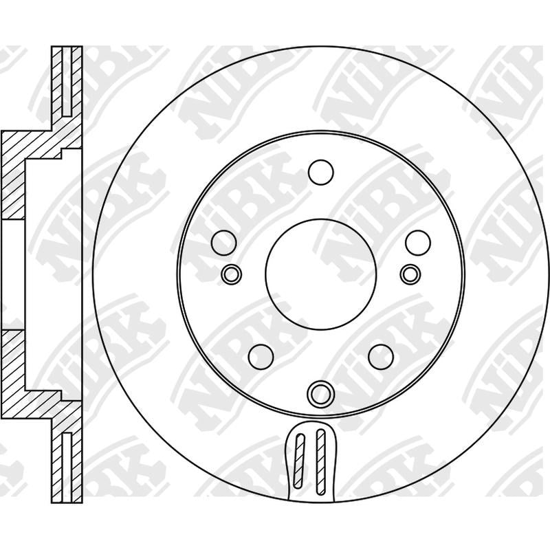 NIBK Rotor RN2004V 330mm x 22min