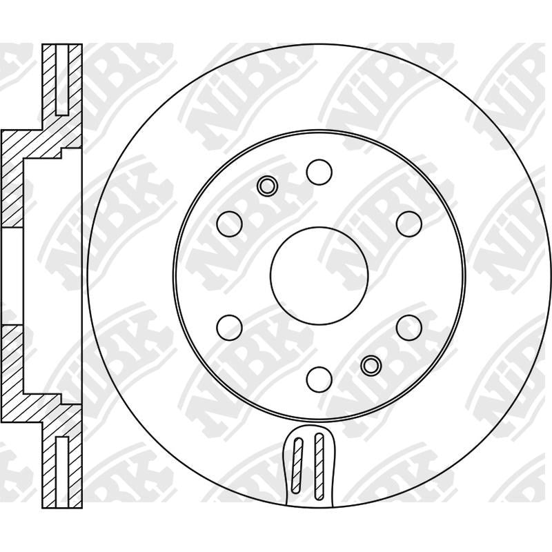 NIBK Rotor RN2005V 328mm x 28min