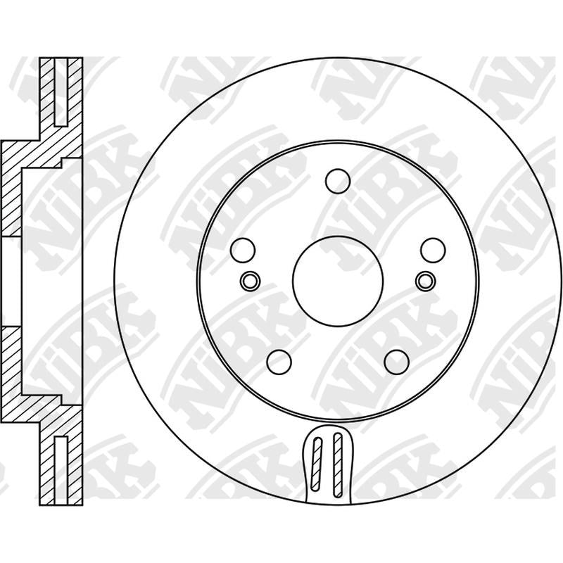 NIBK Rotor RN2006V 273mm x 26min