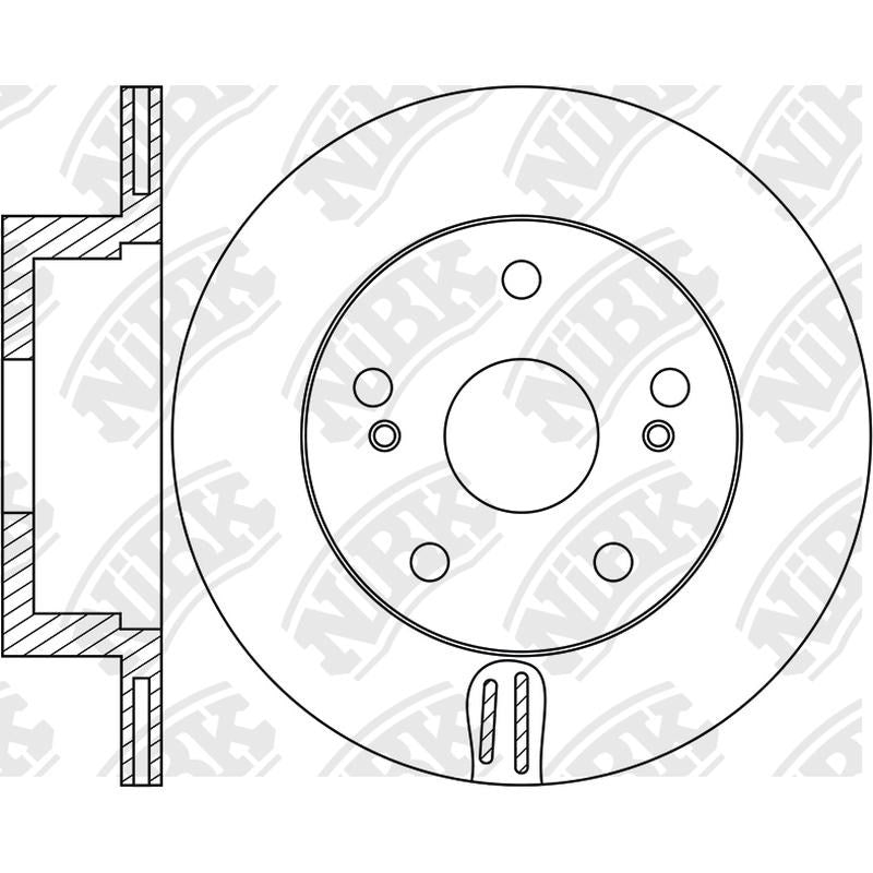 NIBK Rotor RN2008V 314mm x 18min