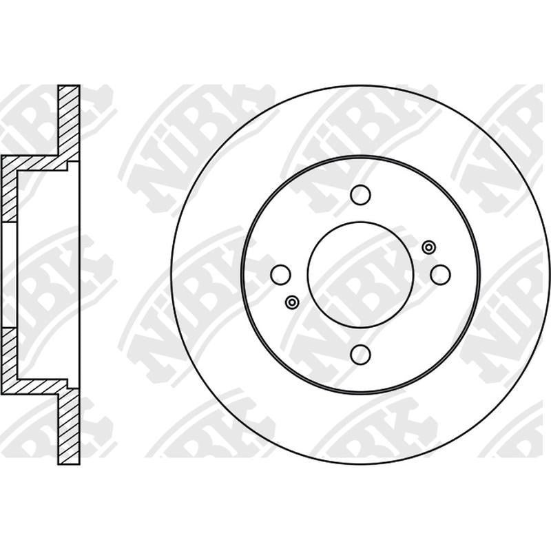 NIBK Rotor RN2013 215mm x 12min
