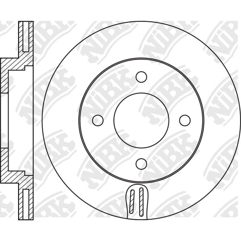 NIBK Rotor RN2019V 231mm x 17min