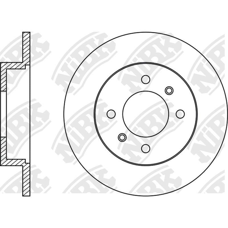 NIBK Rotor RN2035 228mm x 10min
