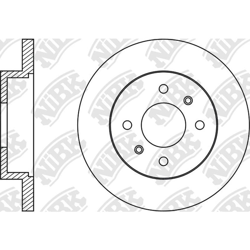 NIBK Rotor RN2042 213mm x 14min