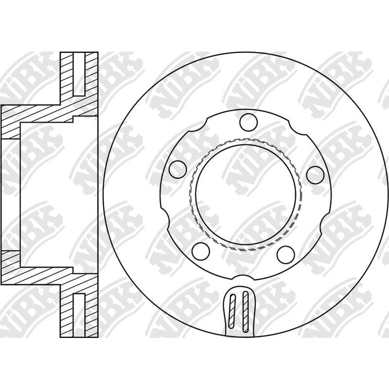 NIBK Rotor RN2046V 265mm x 35min