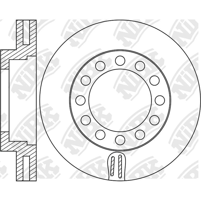 NIBK Rotor RN2049V 282mm x 35min