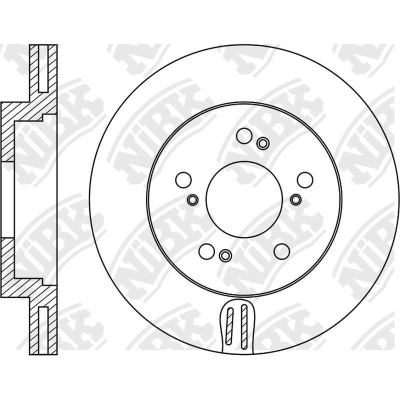 NIBK Rotor RN2054V 260mm x 23min