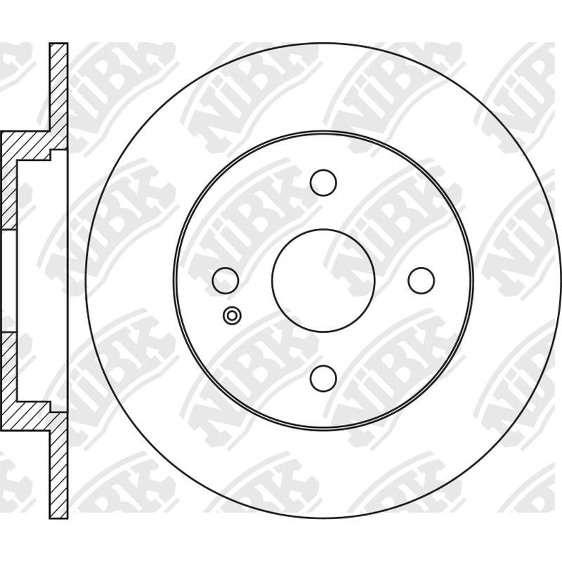 NIBK Rotor RN2064 255mm x 9.5min