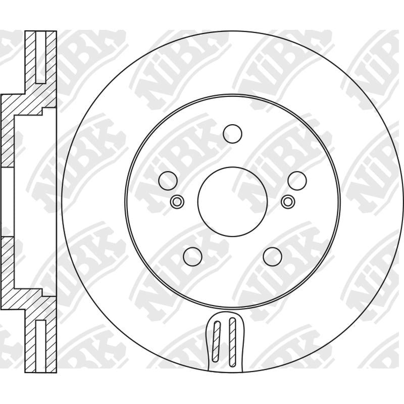 NIBK Rotor RN2068V 305mm x 28min