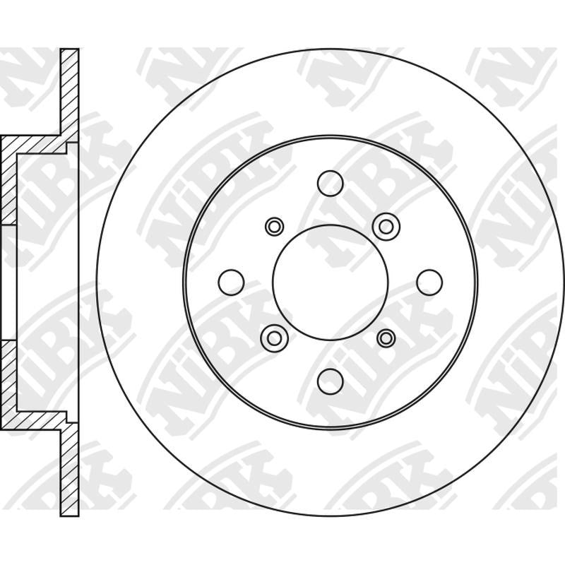 NIBK Rotor RN2071 260mm x 10min