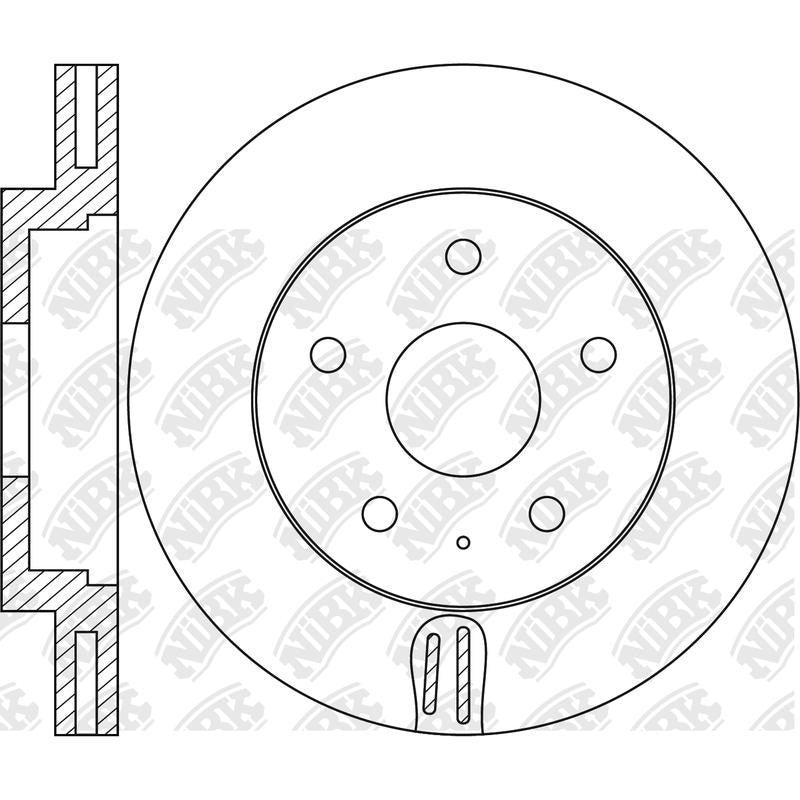 NIBK Rotor RN2073V 297mm x 28min