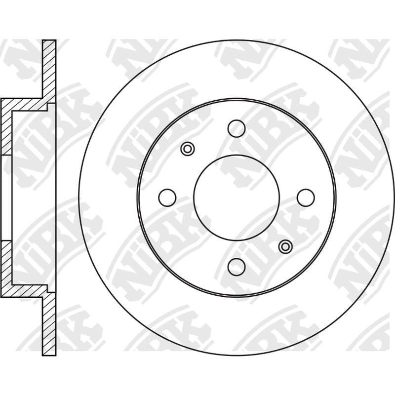 NIBK Rotor RN2081 236mm x 10min
