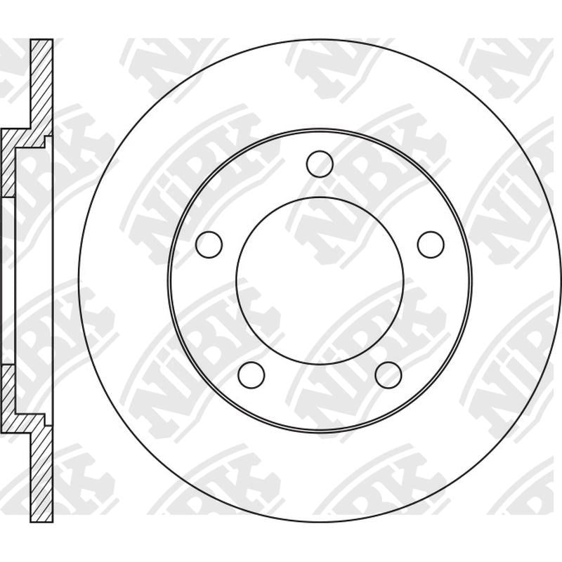 NIBK Rotor RN2082 277mm x 12.7min