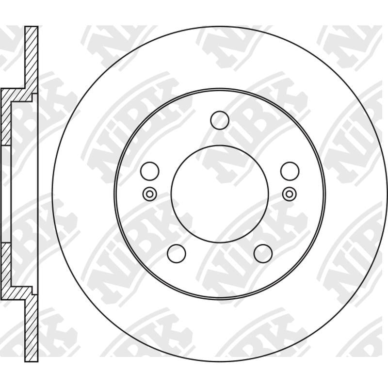 NIBK Rotor RN2086 262mm x 10min