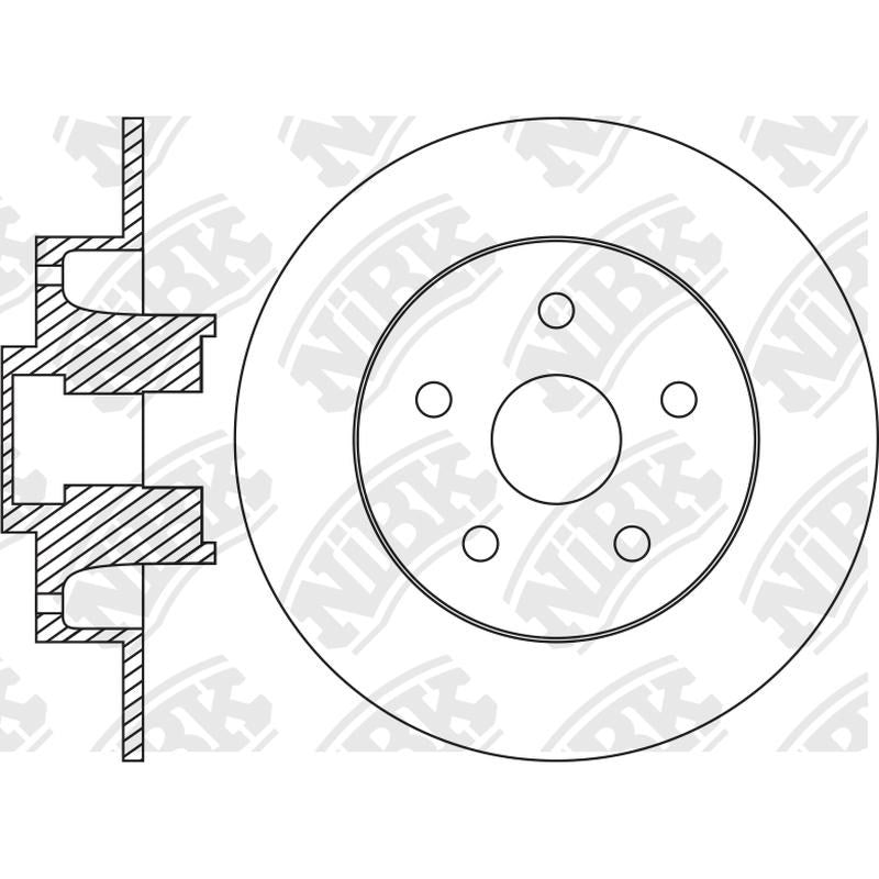NIBK Rotor RN2094H 260mm x 8min
