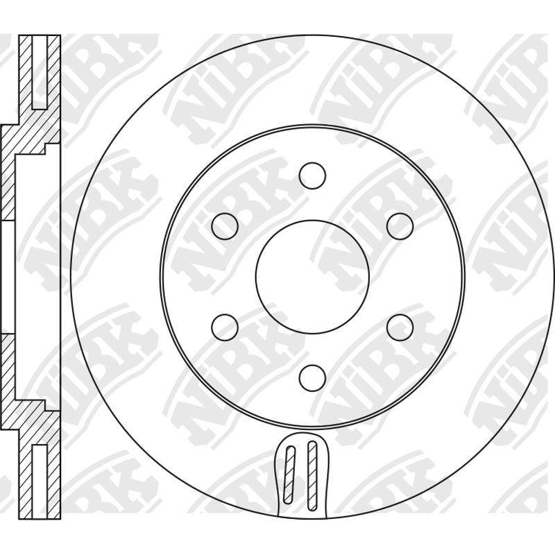 NIBK Rotor RN2095V 350mm x 30min