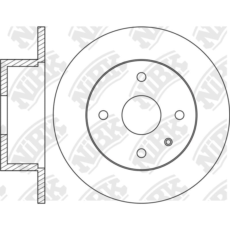 NIBK Rotor RN2099 258mm x 10.3min