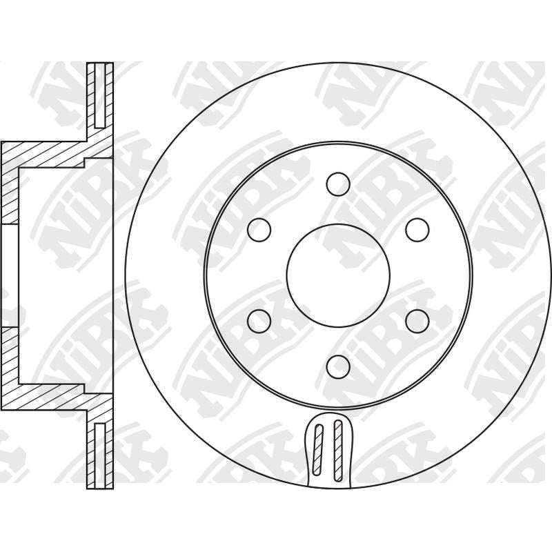 NIBK Rotor RN2104V 325mm x 20min