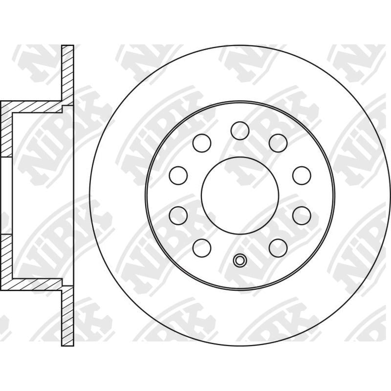 NIBK Rotor RN2121 253mm x 10min