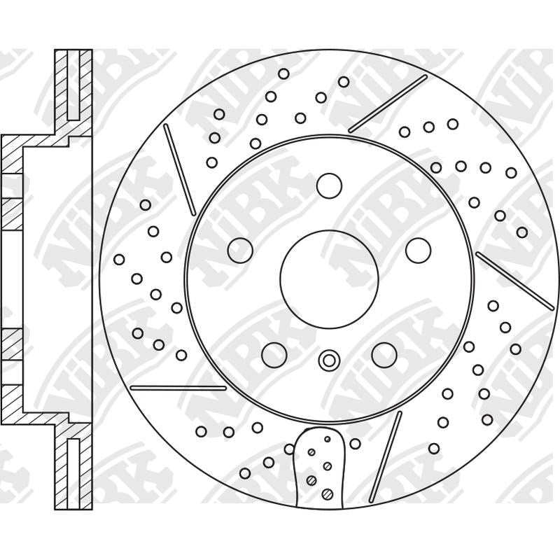 NIBK Rotor RN2125DSET 370mm x 30min