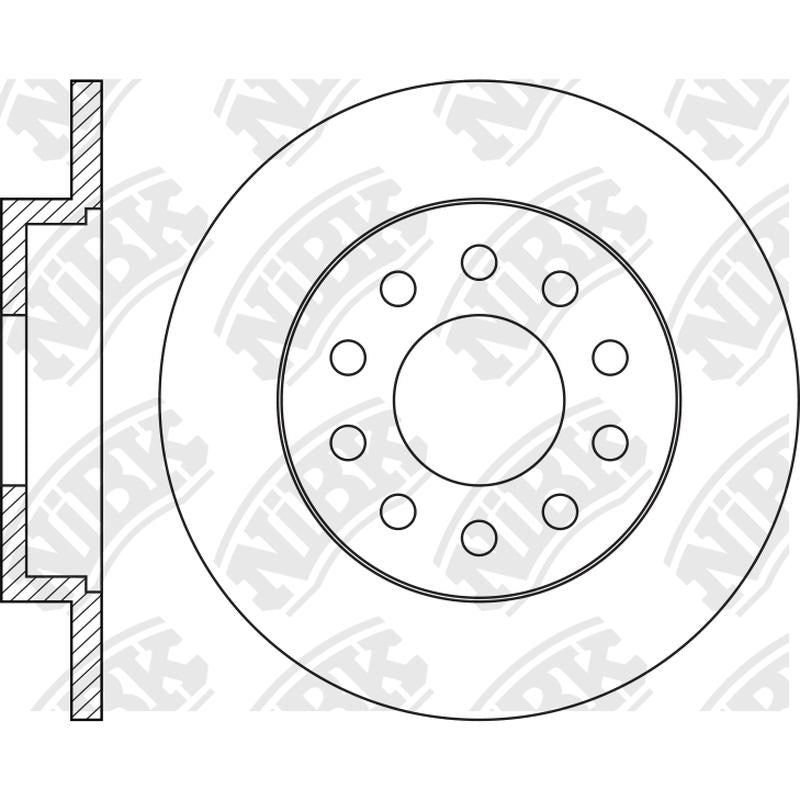 NIBK Rotor RN2132 255mm x 12min
