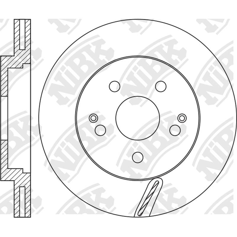 NIBK Rotor RN2145V 290mm x 24min