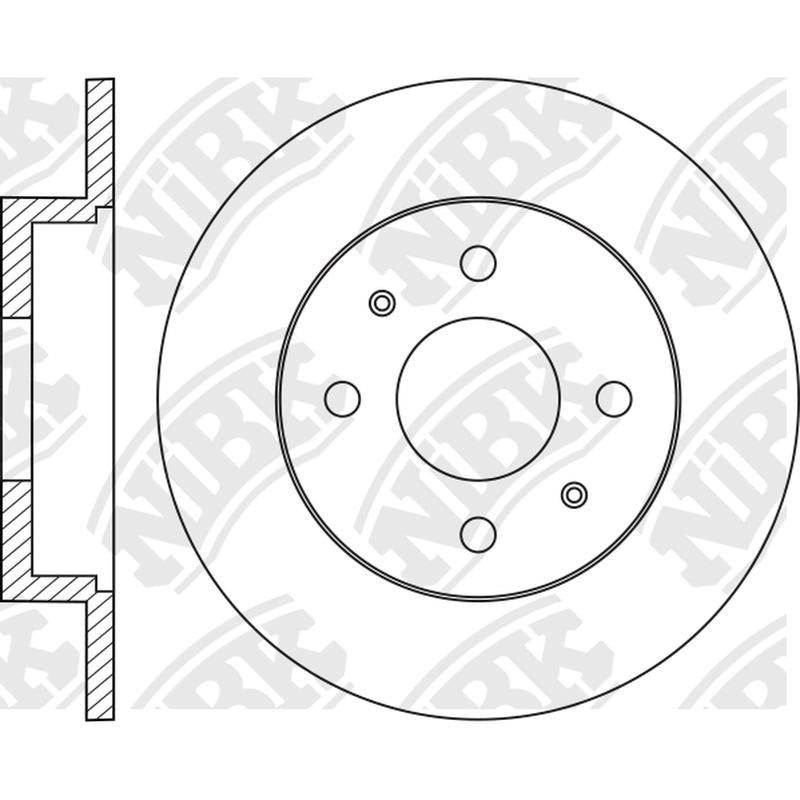 NIBK Rotor RN2146 260mm x 11min