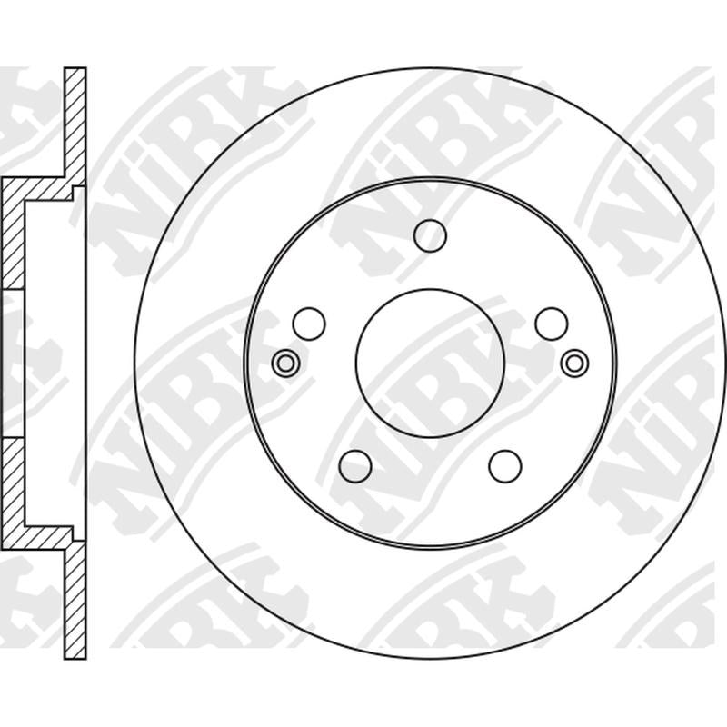 NIBK Rotor RN2147 255mm x 9min