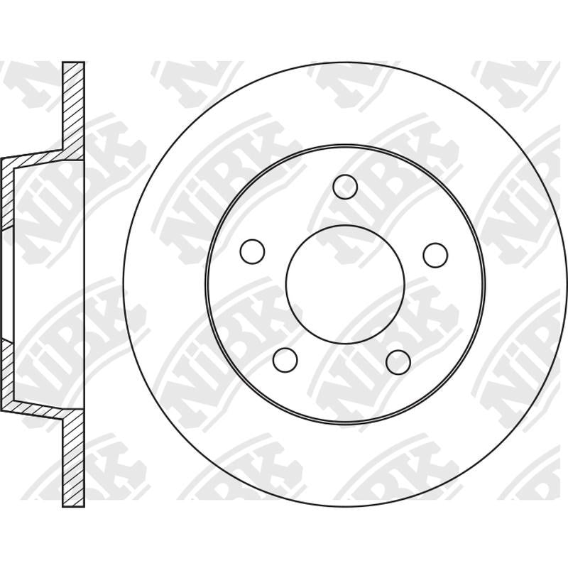 NIBK Rotor RN2149 255mm x 10min
