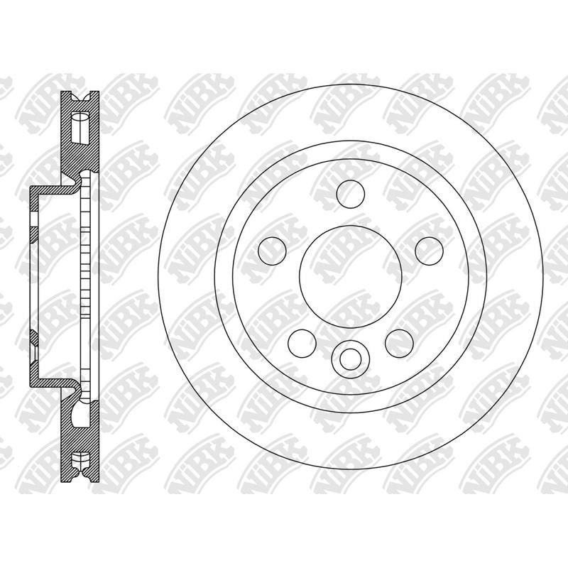 NIBK Rotor RN2151V 349mm x 34min