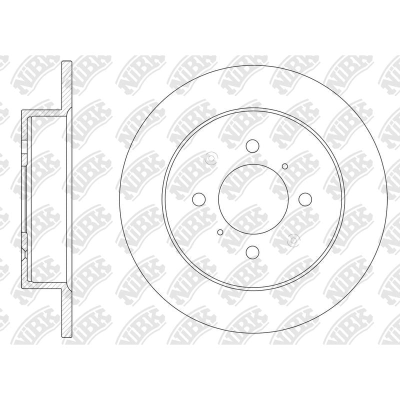 NIBK Rotor RN2152 260mm x 9min