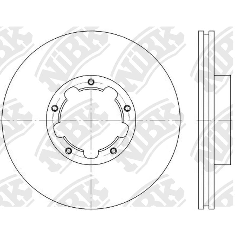 NIBK Rotor RN2153V 276mm x 24min