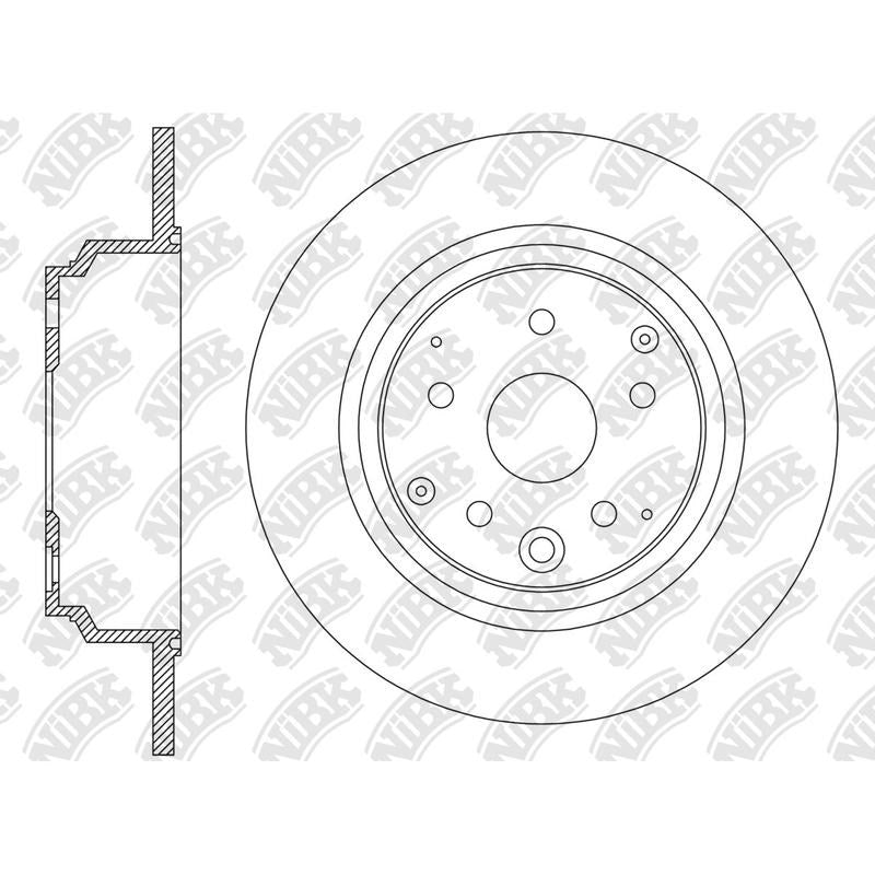 NIBK Rotor RN2156 282mm x 9min