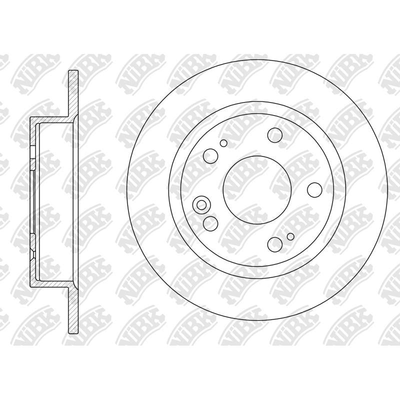 NIBK Rotor RN2157 260mm x 9min