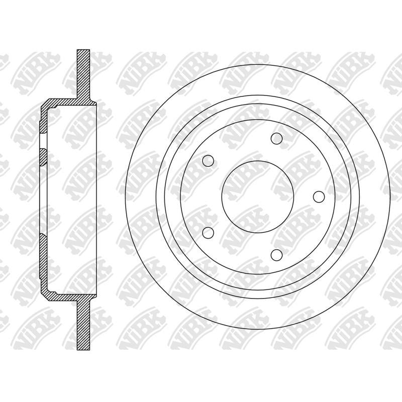 NIBK Rotor RN2163 330mm x 14min