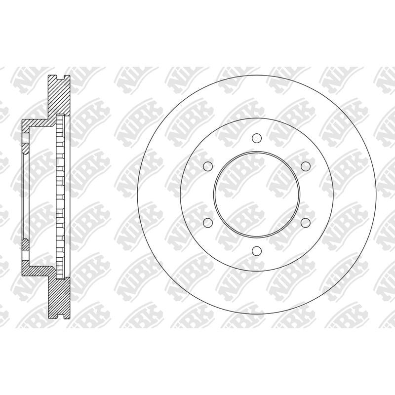 NIBK Rotor RN2165V 290mm x 26min
