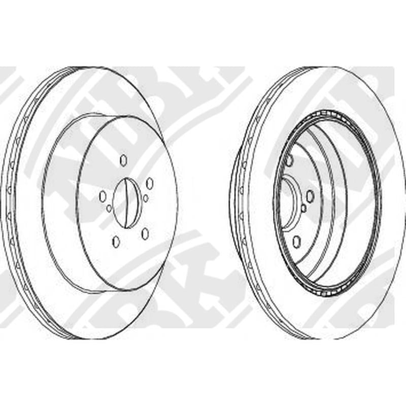 NIBK Rotor RN2168V 316mm x 20min