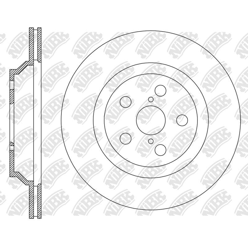 NIBK Rotor RN2170V 285mm x 17min