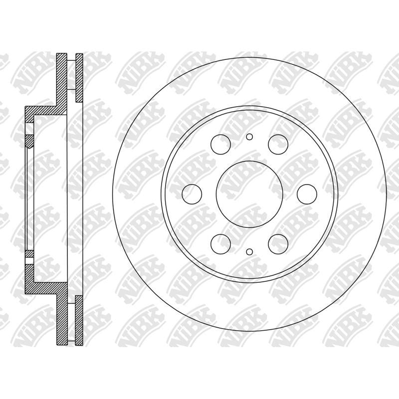 NIBK Rotor RN2175V 315mm x 28min
