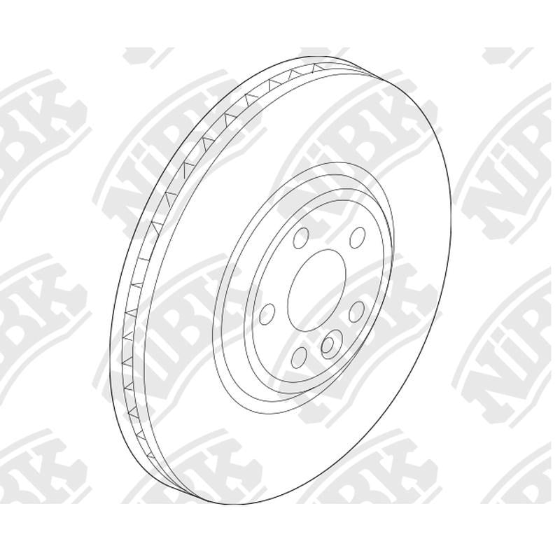 NIBK Rotor RN2177V 325mm x 30min