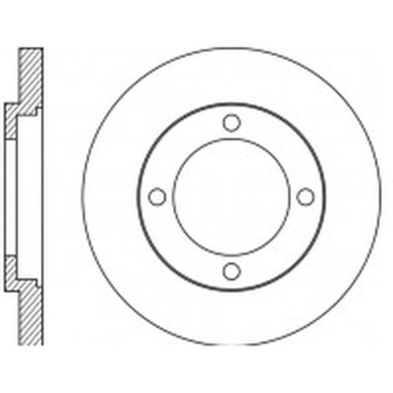 NIBK Rotor RN2184V 233mm x 18min
