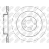 NIBK Rotor RN2187V 350mm x 28min