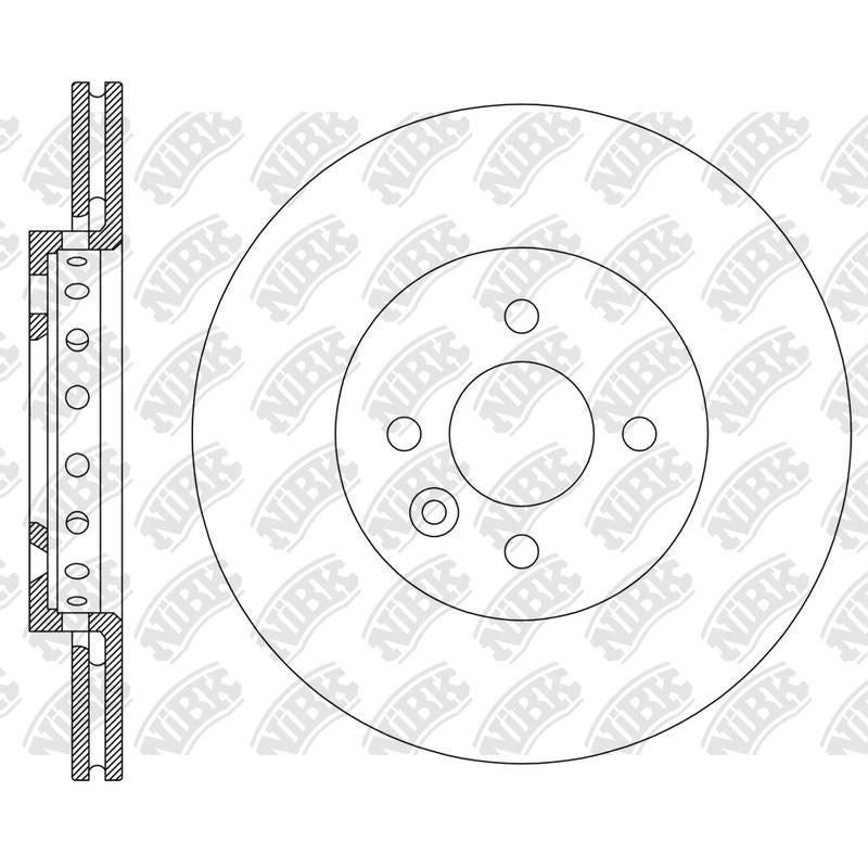 NIBK Rotor RN2188V 256mm x 18min
