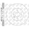NIBK Rotor RN2188V 256mm x 18min