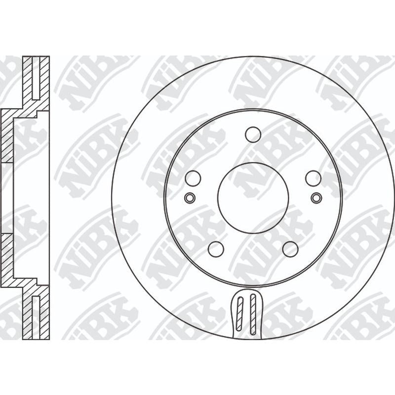 NIBK Rotor RN2193V 303mm x 28min