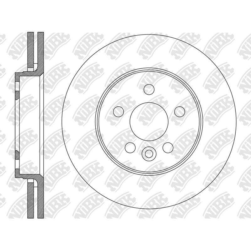 NIBK Rotor RN2198V 300mm x 22min