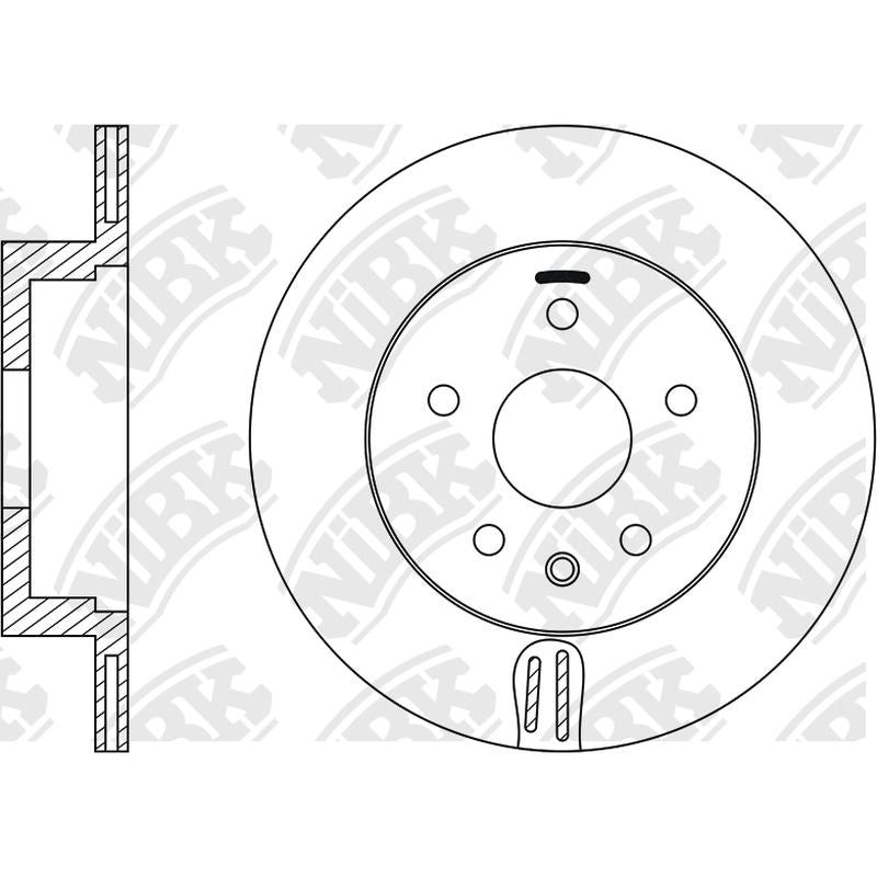 NIBK Rotor RN22001V 308mm x 16min