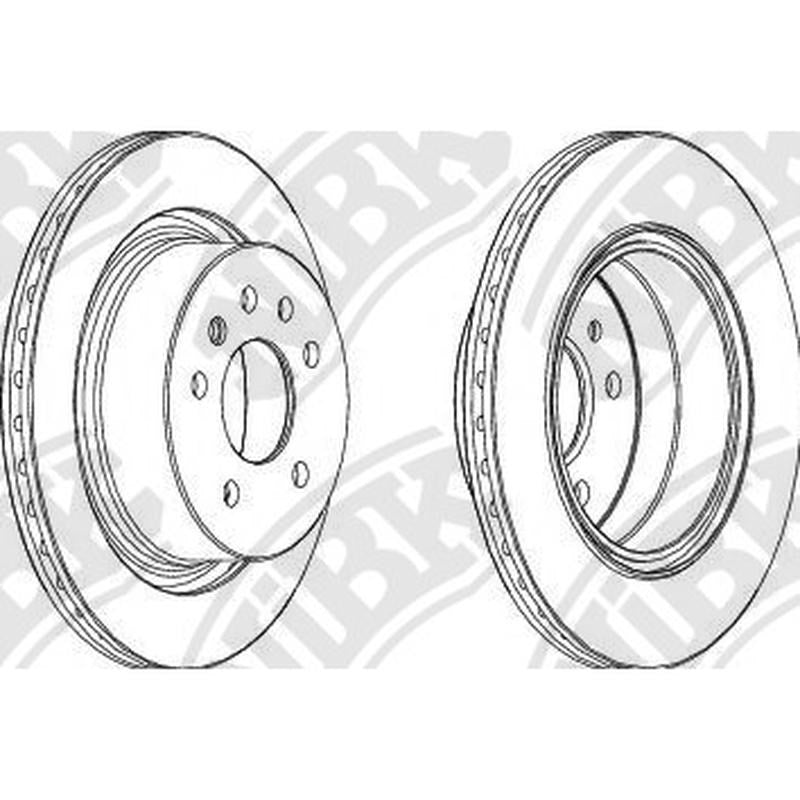 NIBK Rotor RN2204V 286mm x 20min