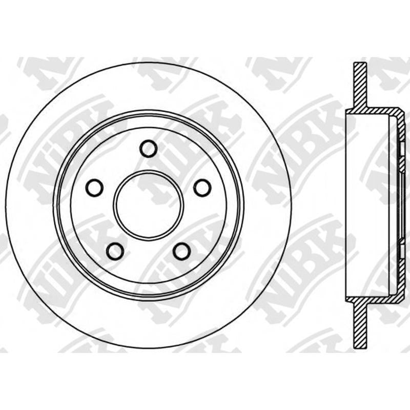 NIBK Rotor RN2207 320mm x 14min