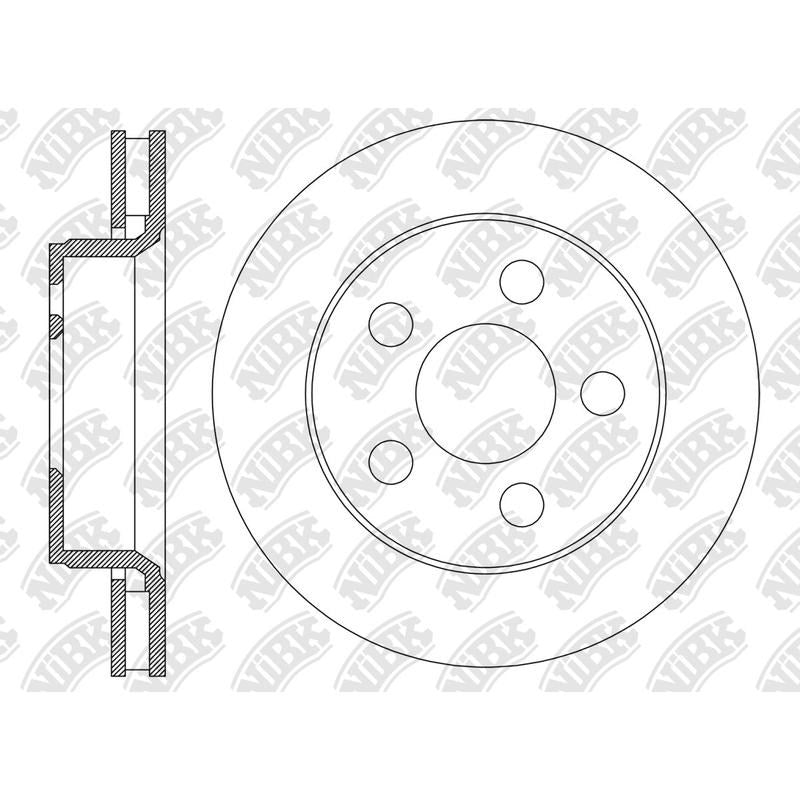 NIBK Rotor RN2208V 302mm x 28min
